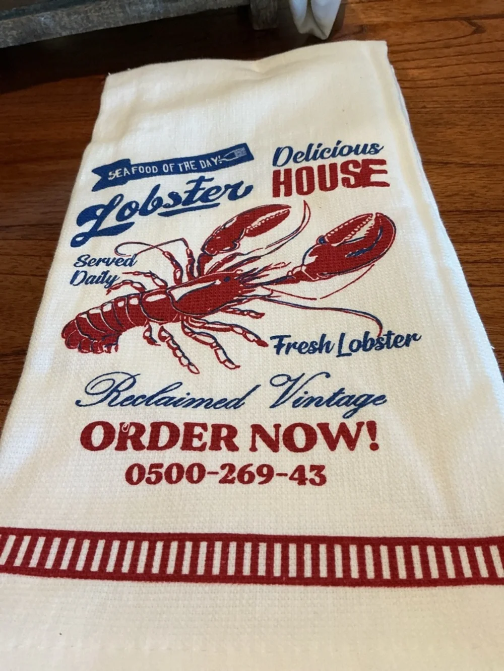 Patriotic Americana Lobster House Kitchen Towels - Set of 2